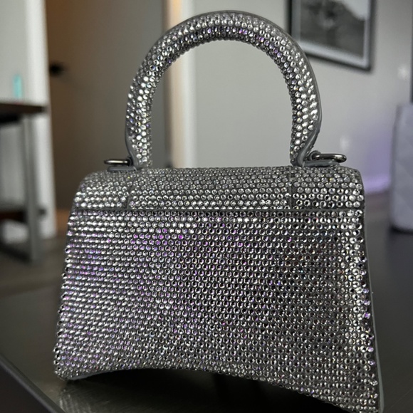 Balenciaga Hourglass Crystal-embellished mini bag - Picture 3 of 9